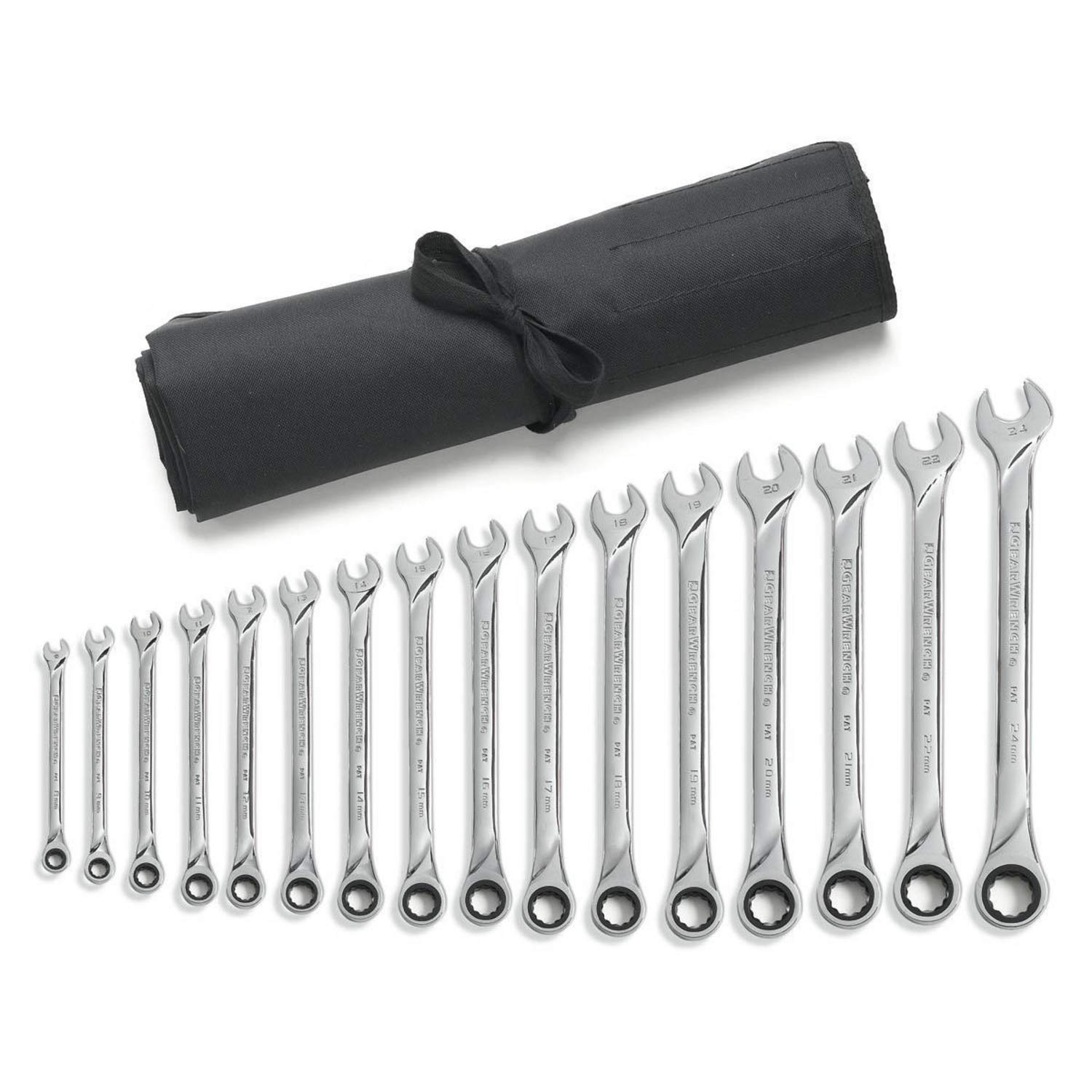 ♪rararanran♪ GEARWRENCH 16 Pc. 12 Pt. XL Ratcheting Combination Wrench Set with